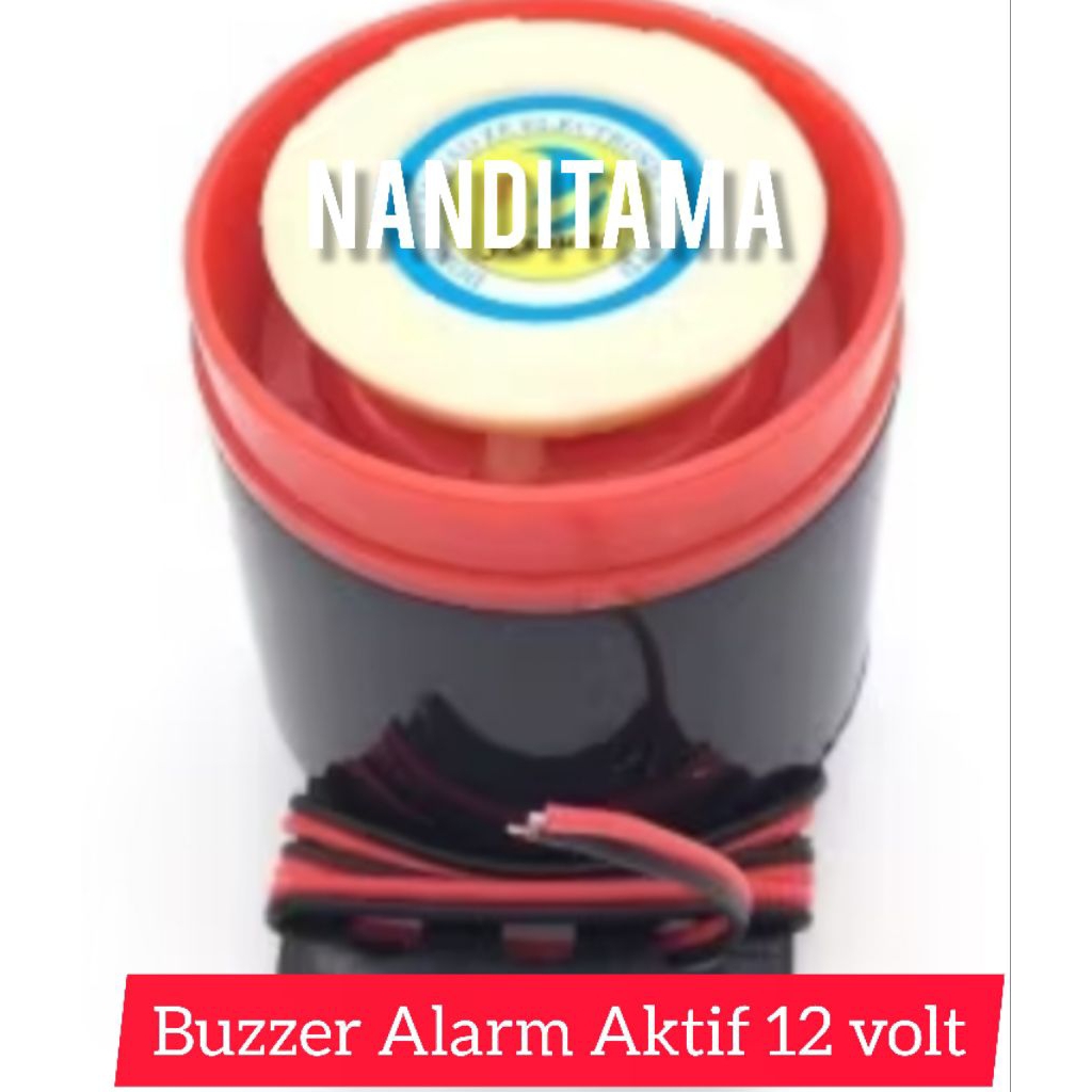 Buzzer Alaram Aktif 12v