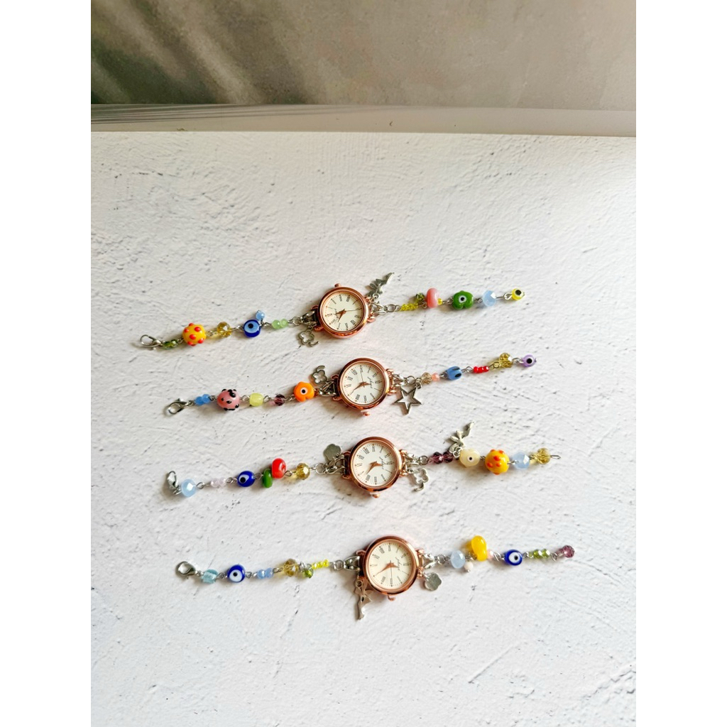 SEMARAK JBL -Jam Tangan Wanita Beads Manik wcraft.id  beads keramik manik manik jam