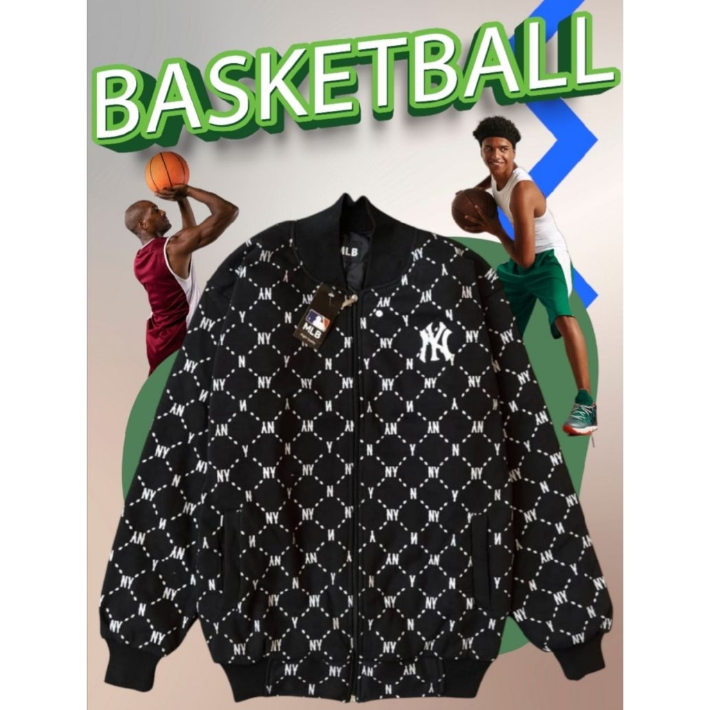 ASNH AUTHENTIC - Jaket Varsity Baseball Pullprint Original NY Yankees Pria Premium