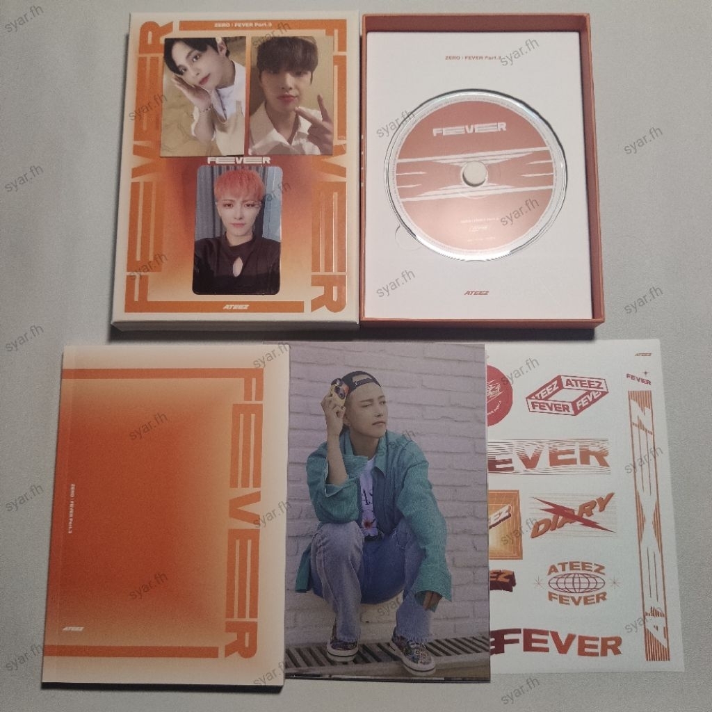 [UNSEALED] ATEEZ ALBUM ZERO FEVER PART 3 DIARY VER (HONGJOONG SEONGHWA YUNHO YEOSANG SAN MINGI WOOYO