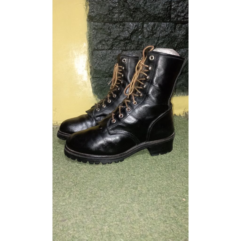 Sepatu Logger Work Boots original leather by Georgia Boots SZ 44