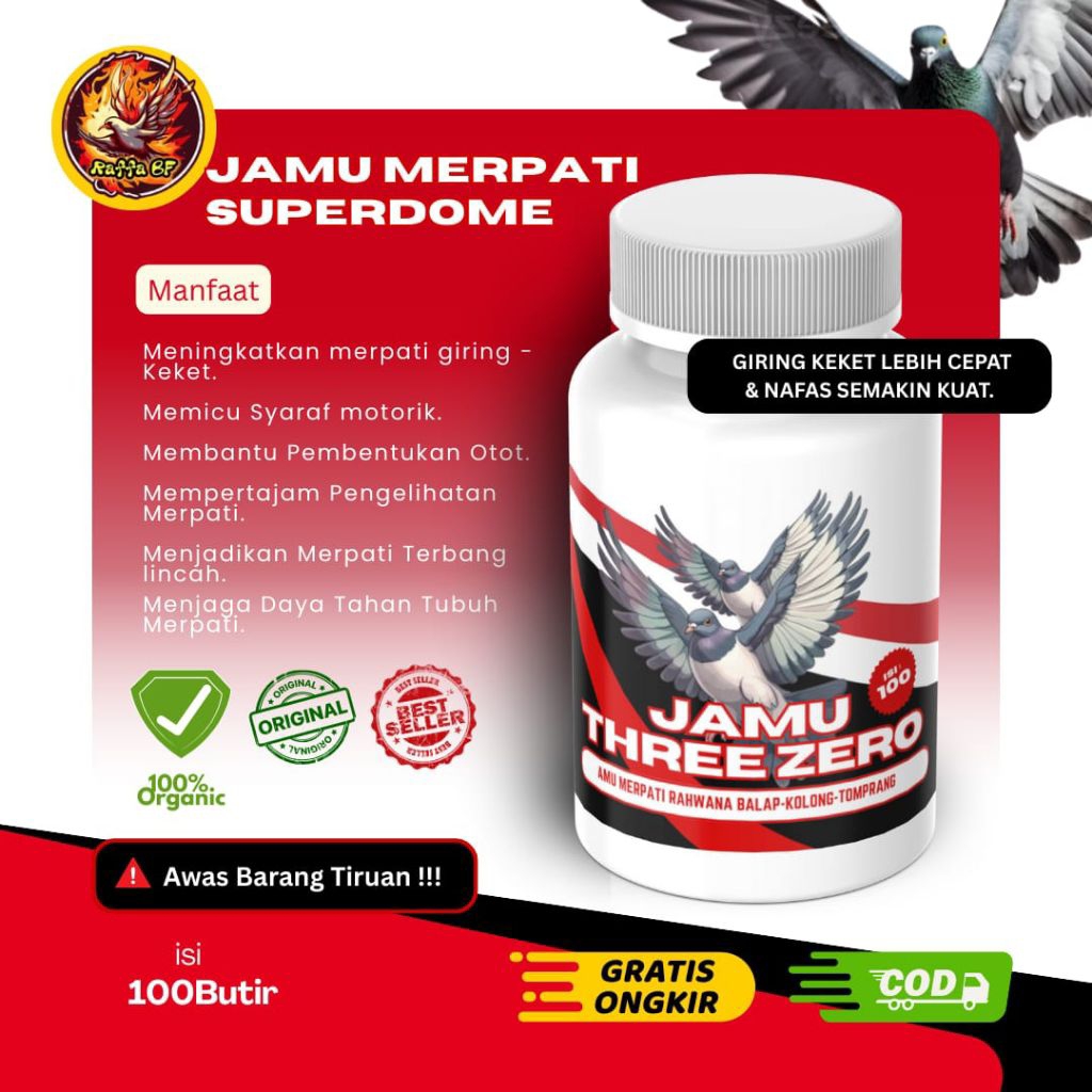 Jamu Merpati Superdom Herbal Alami Jamu Merpati Giring Keket 100 Butir
