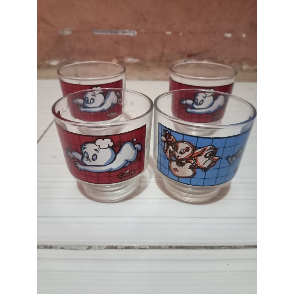 gelas casper hadiah sabun nuvo era 80an akhir