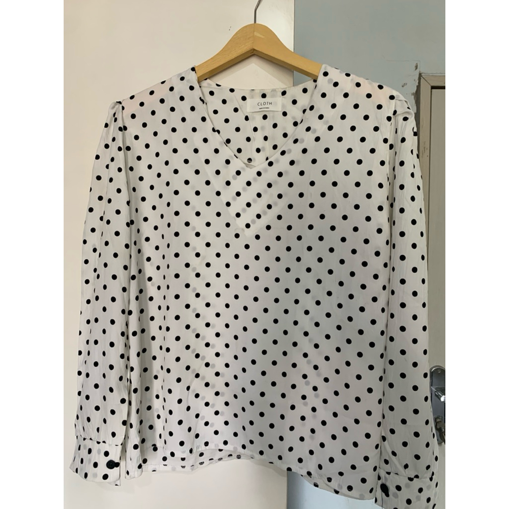 Preloved Blouse Polkadot