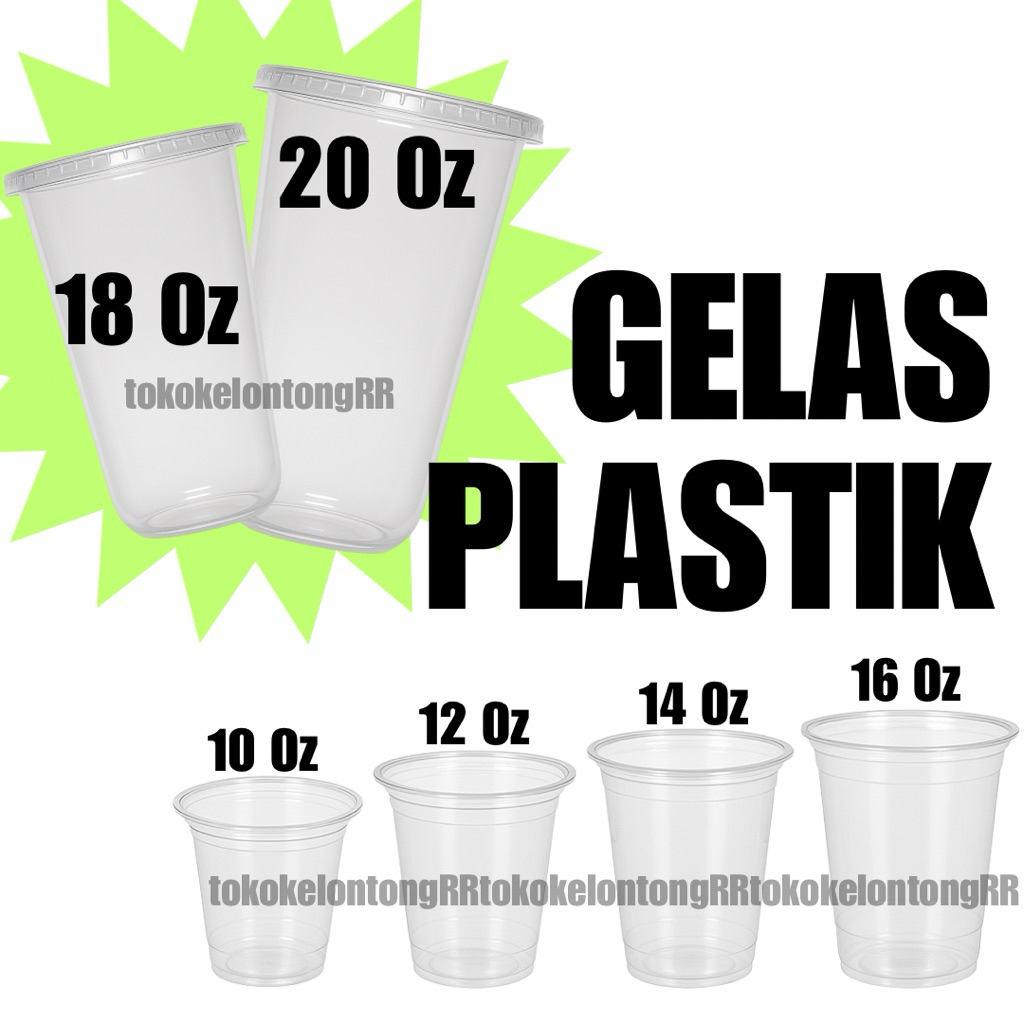 [TERMURAH] Gelas Plastik Super | Cup Plastik Super | Gelas Plastik Tinggi | Gelas Plastik Kecil | Ge