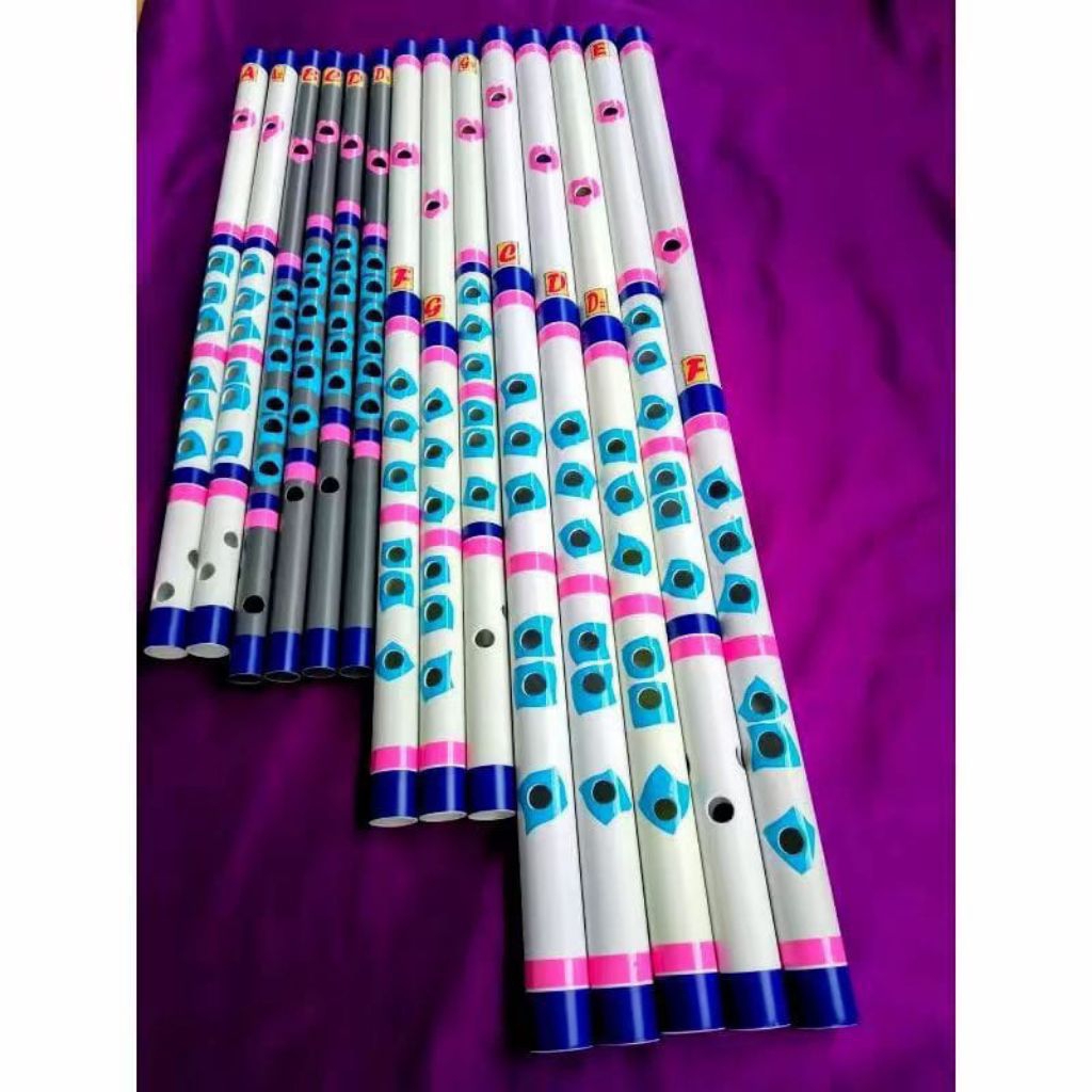 Seruling dangdut PVC paralon, nada flat keyboard