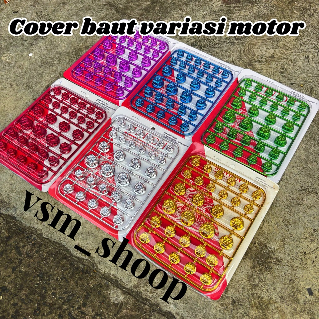 PROMO COVER TUTUP BAUT PROBOLT WARNA / MONEL BAUT 8,10,12,14 DLL PEMANIS BAUT WARNA VARIASI