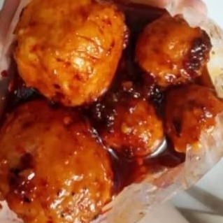 

Bakso keju pedas Bageur