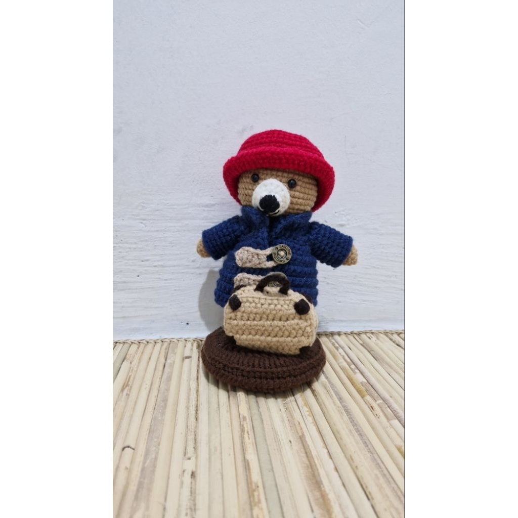 Custom boneka rajut (paddington)