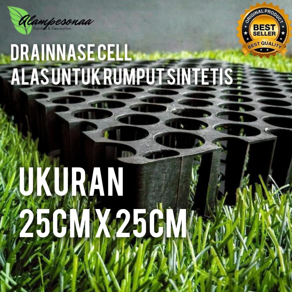 Alas Rumput Sintetis Drainase Cell 25cm x 25cm
