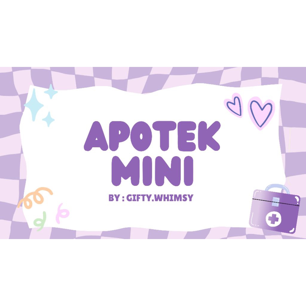 

Apotek Mini Kado Pacar Suami Istri Orang Tua Sahabat Apotik Mini Gift Box Emergency Box gift box custom gift lucu paket hemat ekonomis lengkap isi lengkap