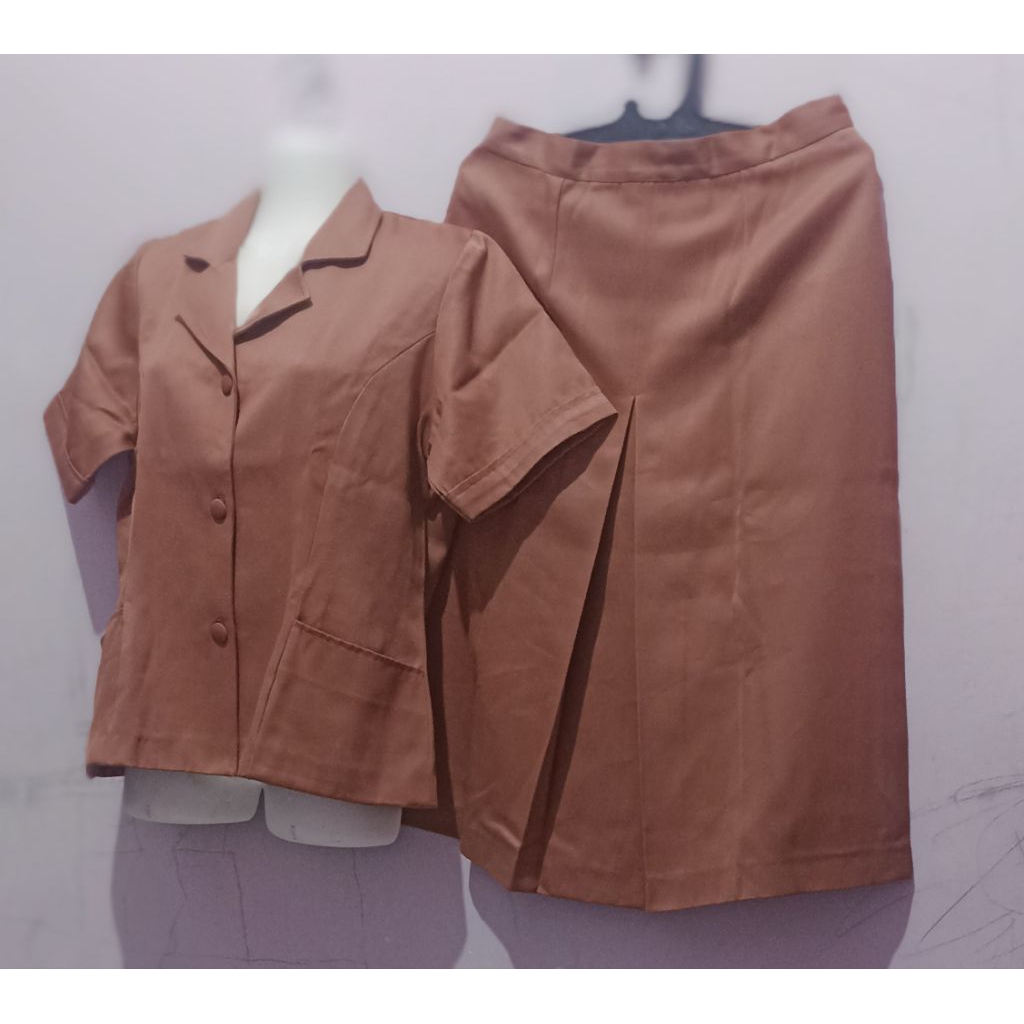 setelan seragam dinas wanita preloved