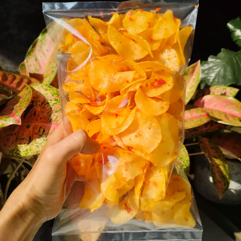 

Keripik Singkong Pedas Manis balado (300gram)