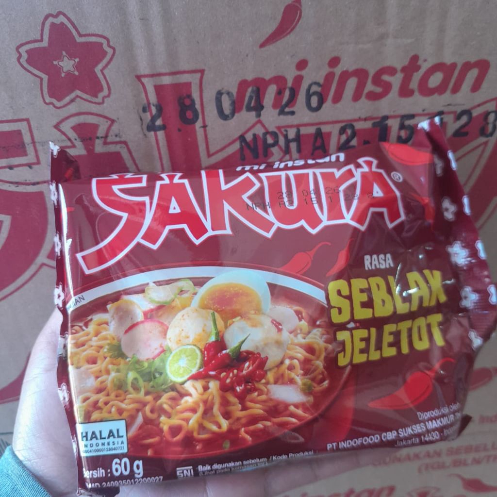

10pcs Mie sakura seblak jeletot
