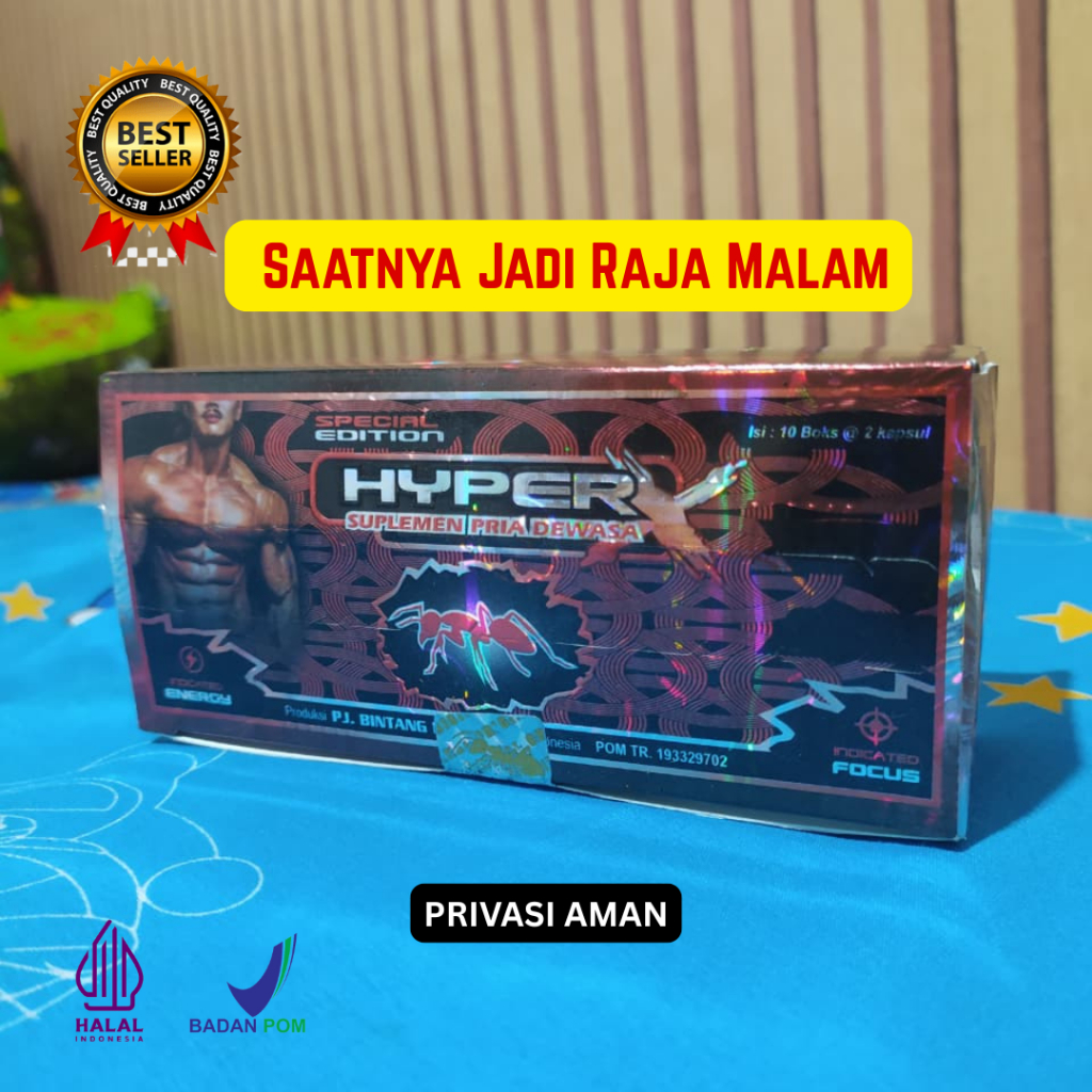 

Hyper Madu Bubuk Stamina Pria Ori 1Box Isi 20