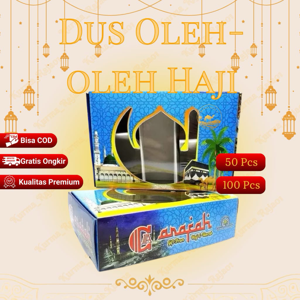 

Kardus Paket Oleh Oleh Haji dan Umroh 100pcs | Dus paket kosong