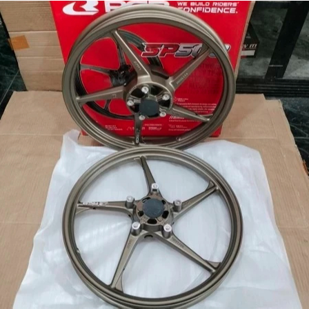 VELG BINTANG RCB MX KING SP 500 160/160 RING 17 BRONZE DEPAN BELAKANG ORIGINAL