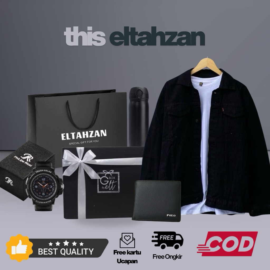 GIFT BOX JEKET LEVIS ORIGINAL HAMPERS COWOK PREMIUM GIFT BOX AESTHETIC HADIAH ULANG TAHUN