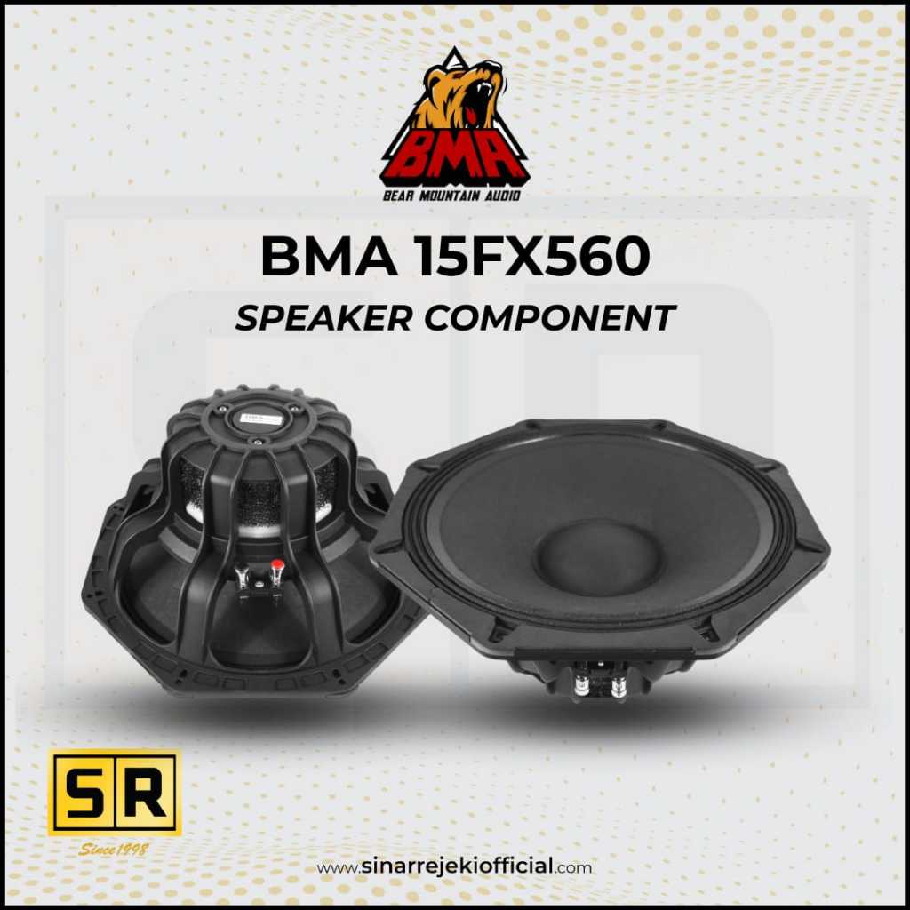 Speaker Component BMA 15-FX560 15 Inch / Speker komponen BMA 15 Inci