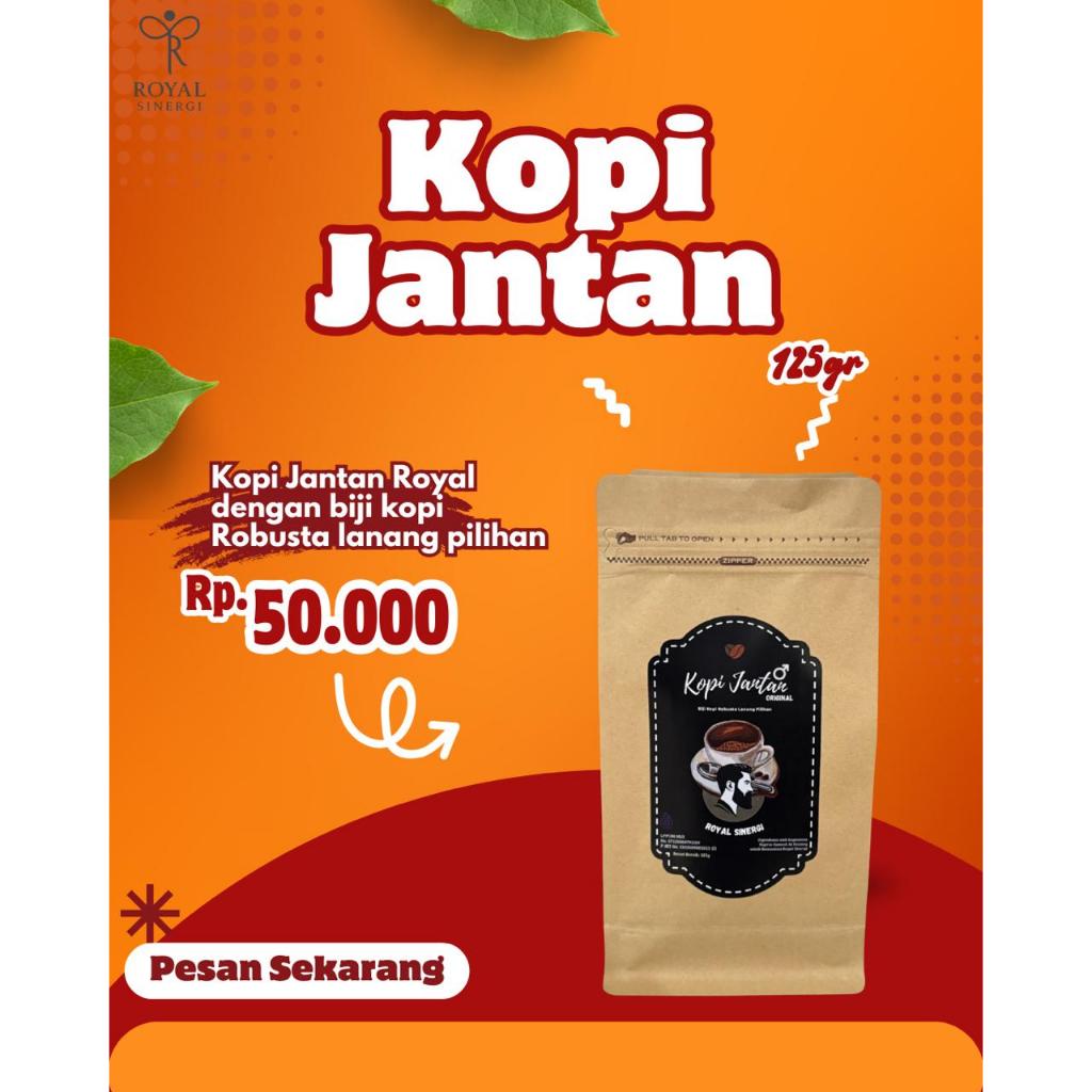 

Kopi Jantan Royal Sinergi 125 Gr