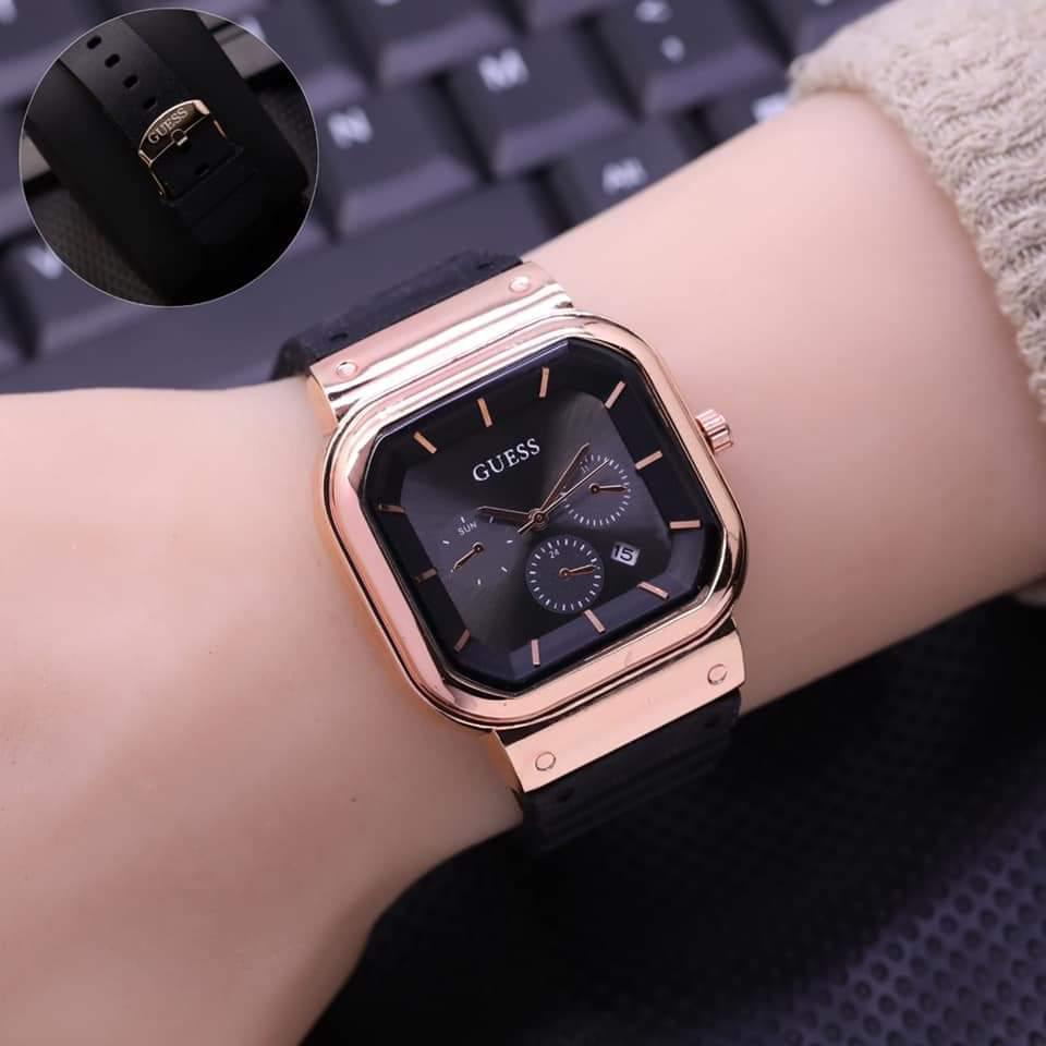 Jam Tangan Wanita Guess Tali Karet