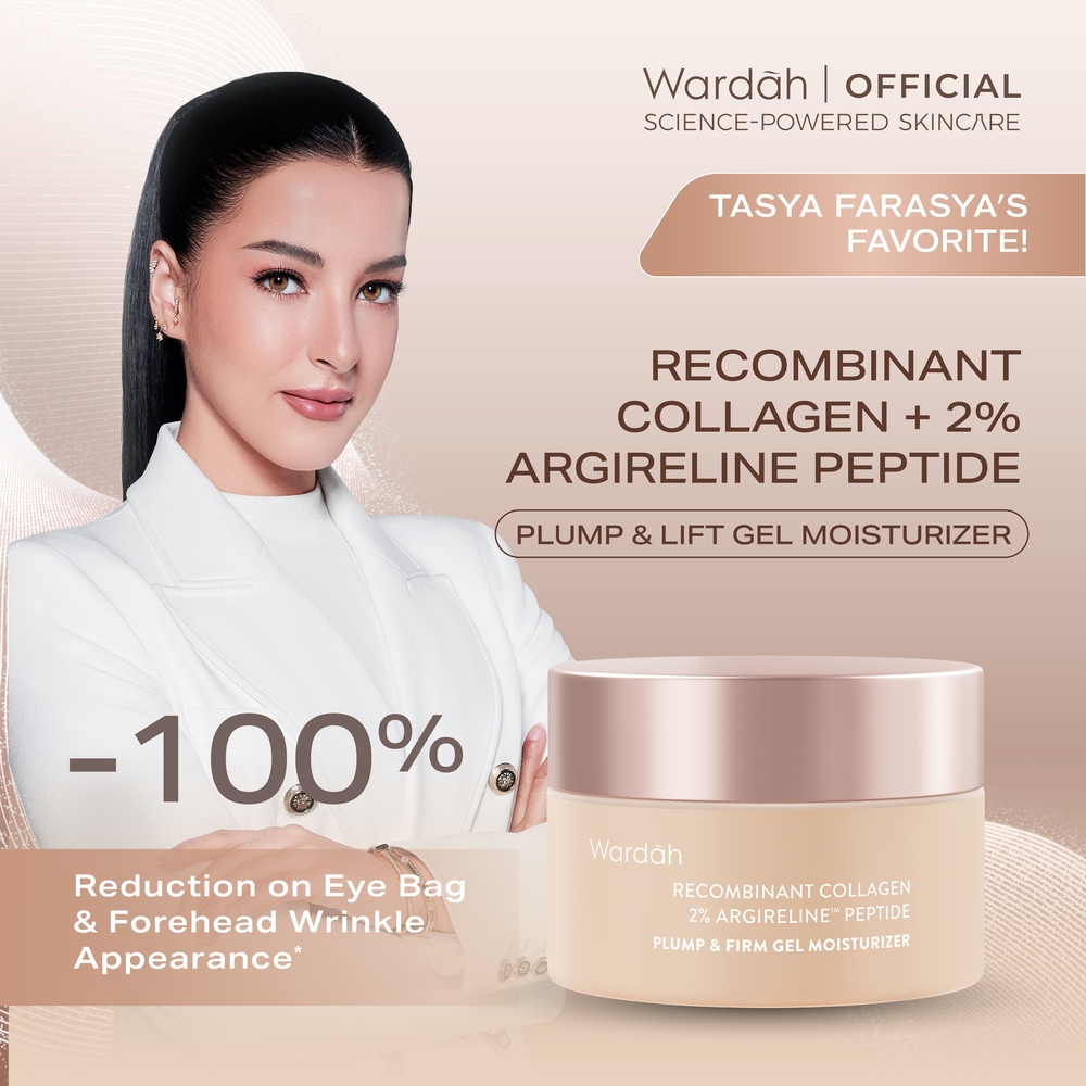 [TASYA FARASYA APPROVED] Wardah Plump & Firm Recombinant Collagen + 2% Argireline Peptide Gel Moistu