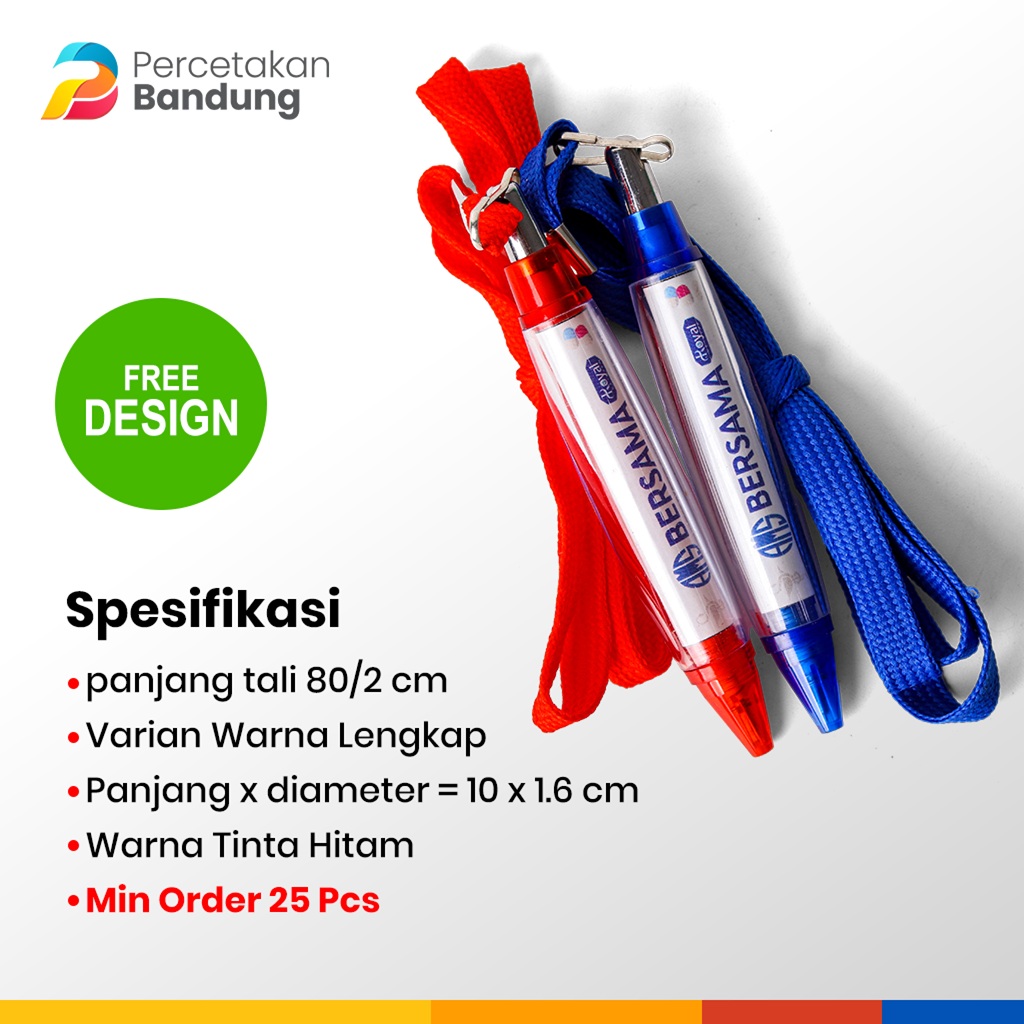 

Custom Tulisan Sticker Ballpoint CABE Bolpen Pulpen Pena Promosi