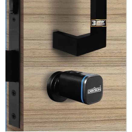 ELECTRONIC CYLINDER DEKKSON EC D01 80MM / 70MM BLACK / SILVER