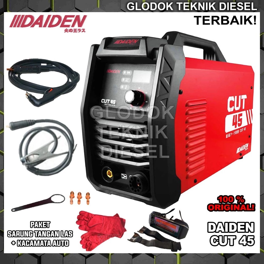 DAIDEN Mesin Las Plasma CUTTING CUT 45 Welding Machine Potong Besi Stainless DAIDEN CUT45 ORIGINAL