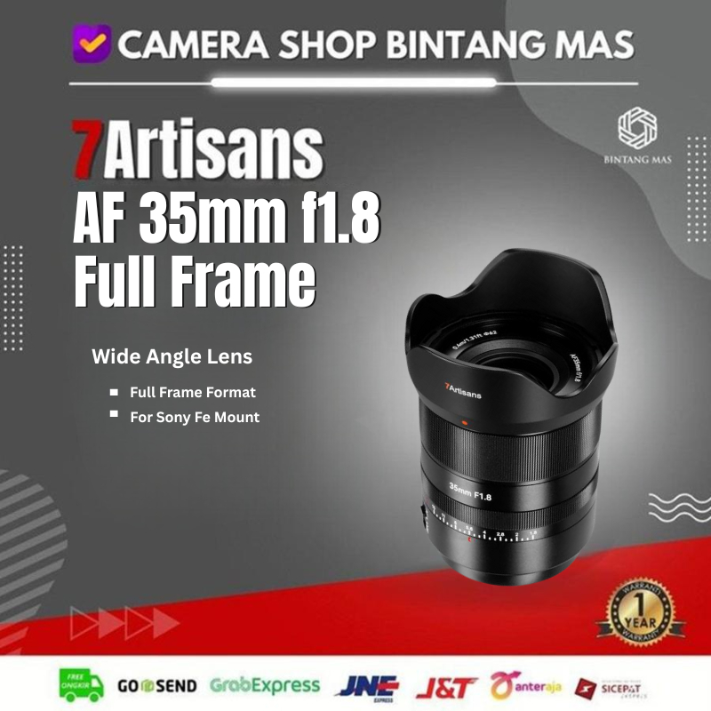 7Artisans AF 35mm f1.8 Full Frame for SONY E/L MOUNT/ NIKON Z