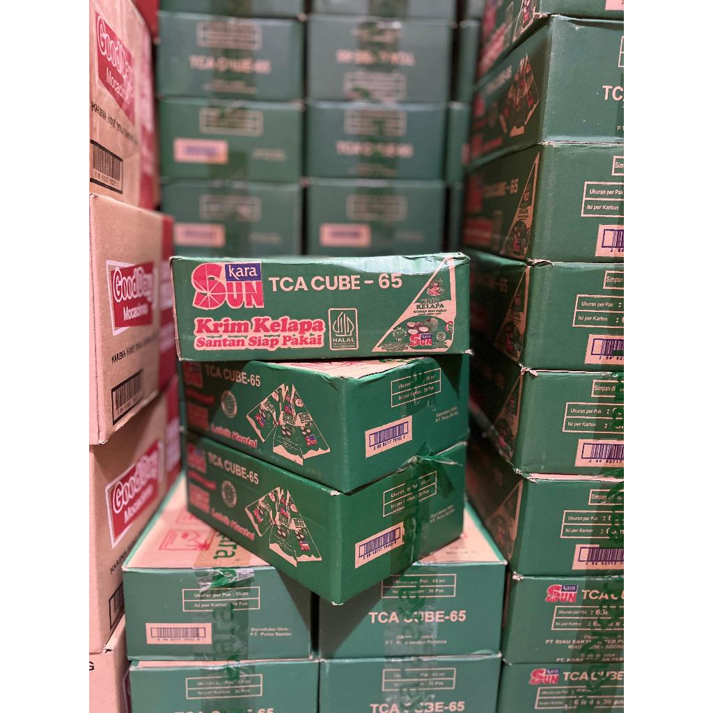 

Santan Sun kara Cube 65Ml 1 karton isi 36pcs