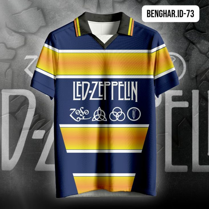 Jersey Band Led Zeppelin Full Print - BENGHAR.ID-73