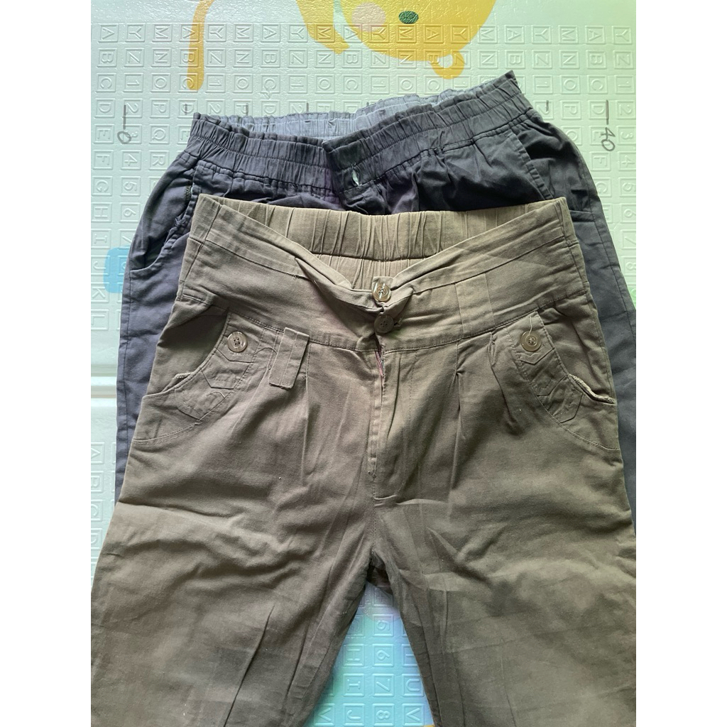 PRELOVED- Celana Wanita Chinos Slimfit