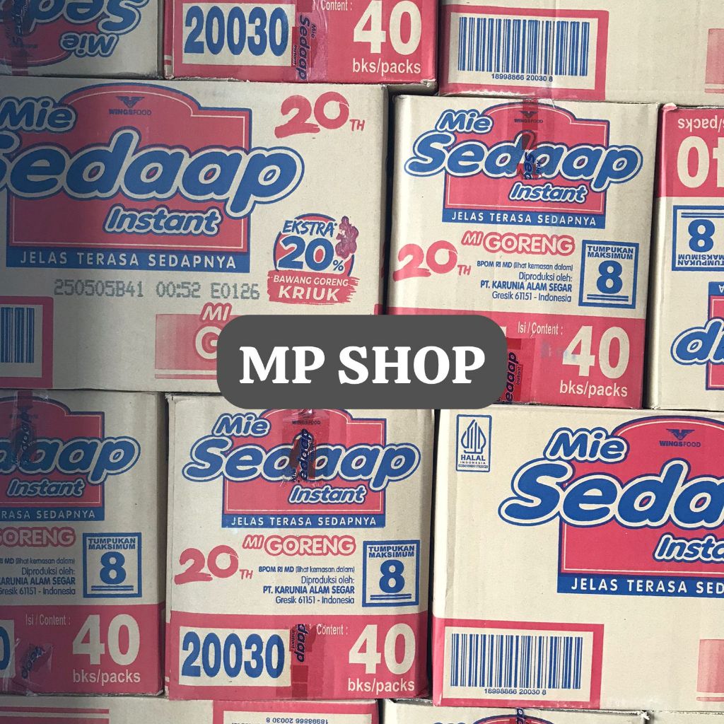 

Mie Sedaap Goreng & Soto 1 Dus isi 40 Pcs EXP 2026 JATIM - MP Shop 142