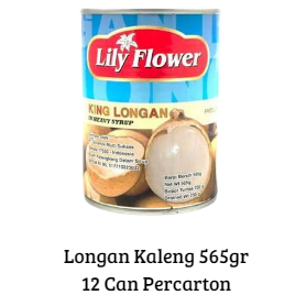 

Lily Flower King Longan In Heavy Syrup 565 Gr Buah Kelengkeng Kaleng