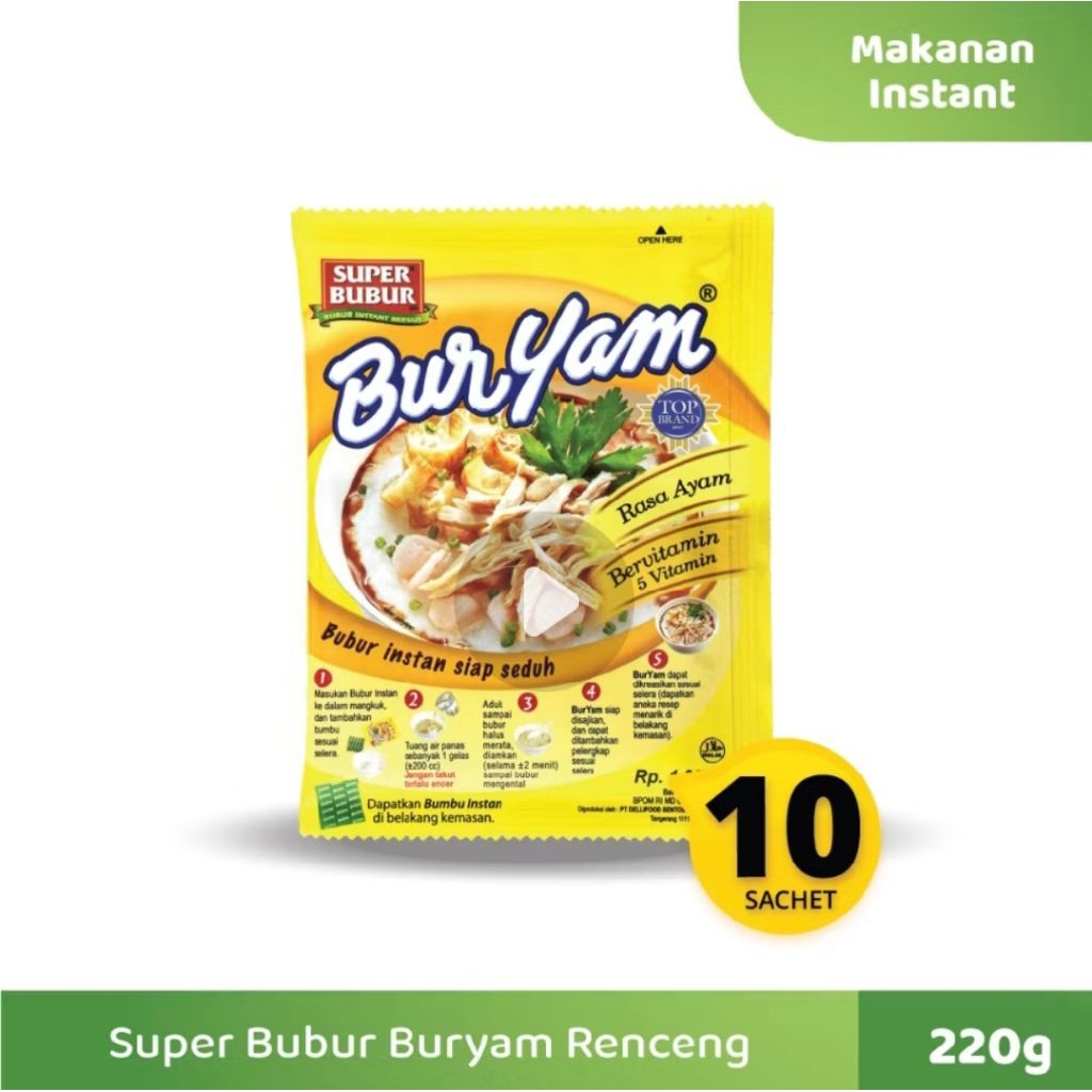 

BURYAM 1 renceng isi 10 pcs 22g