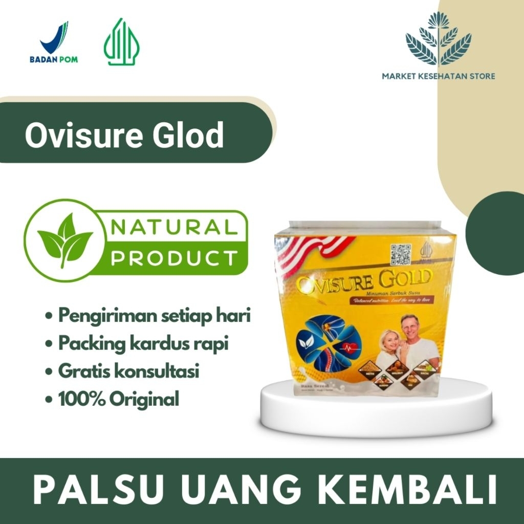 

OVISURE GLOD MILK SUSU OBAT TULANG DAN SENDI YANG SEHAT KUAT 100% ORI