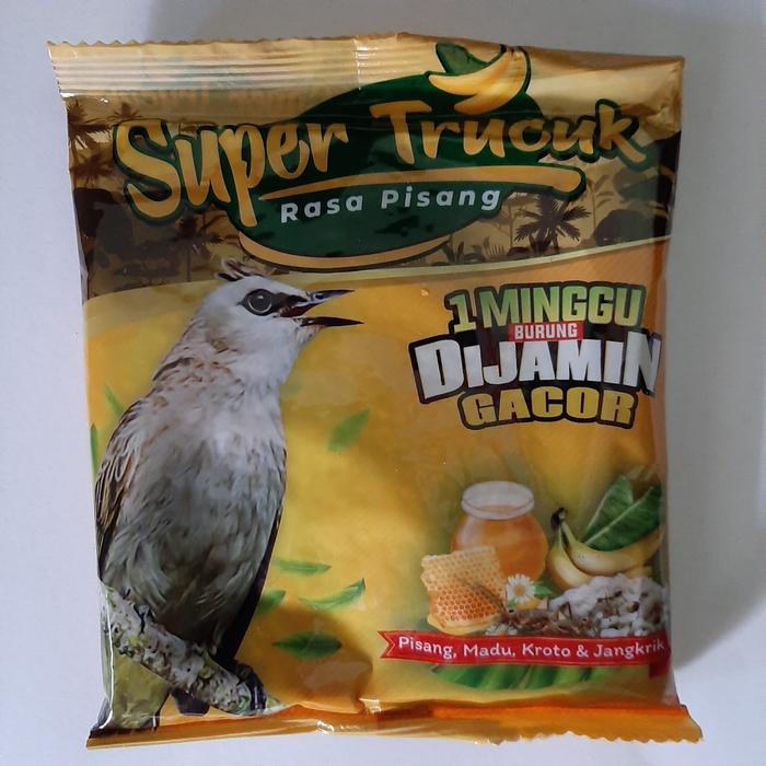 SUPER TRUCUK - Makanan Pakan Voer Burung Rasa Pisang Trucukan gacor