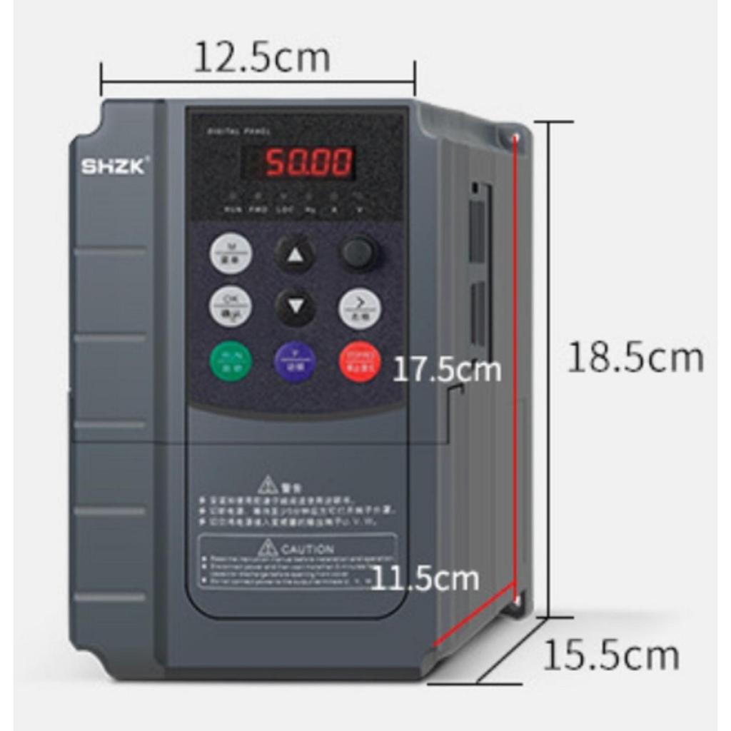 Inverter SHZK 4KW 380V 3Phase 3P 5HP VFD Variable Frequency Drive