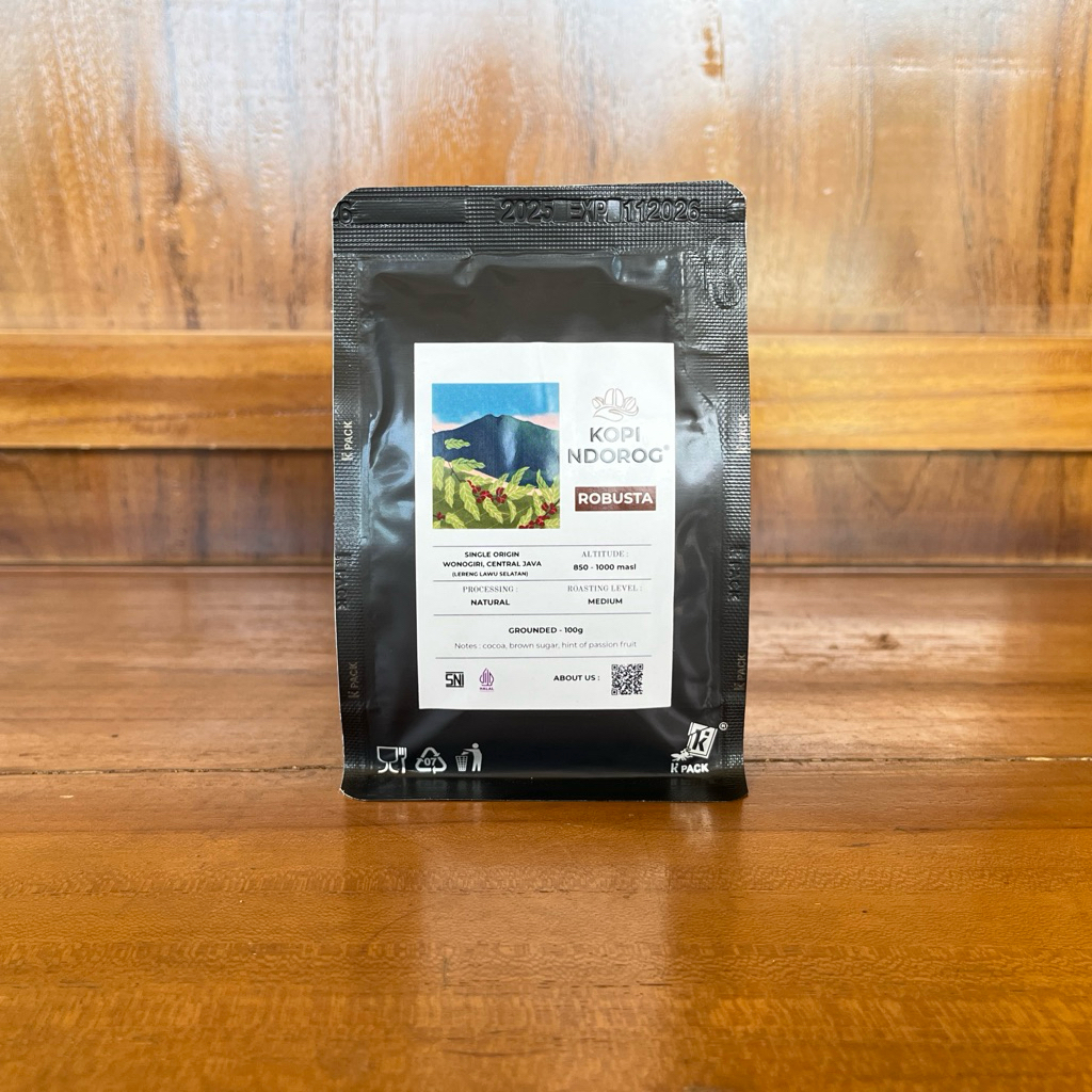 

Ndorog Kopi Robusta Wonogiri 100g