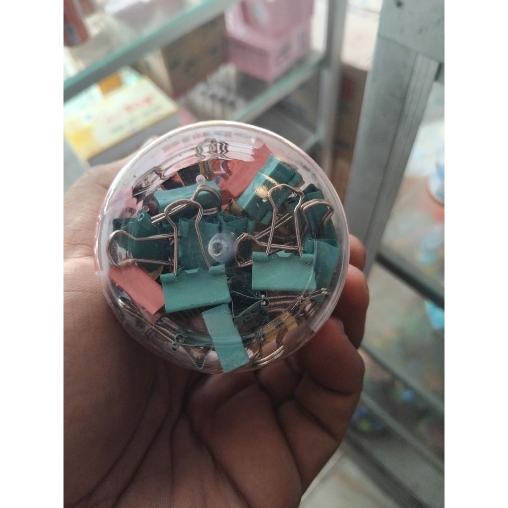 

Binder Clips GM 15mm 1box isi 60pcs