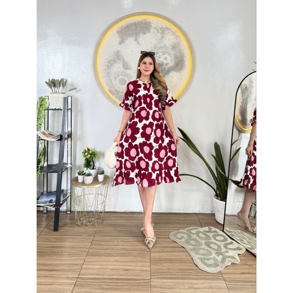 Daster cantik / Daster wanita murah / Dress pendek / Daster kekinian