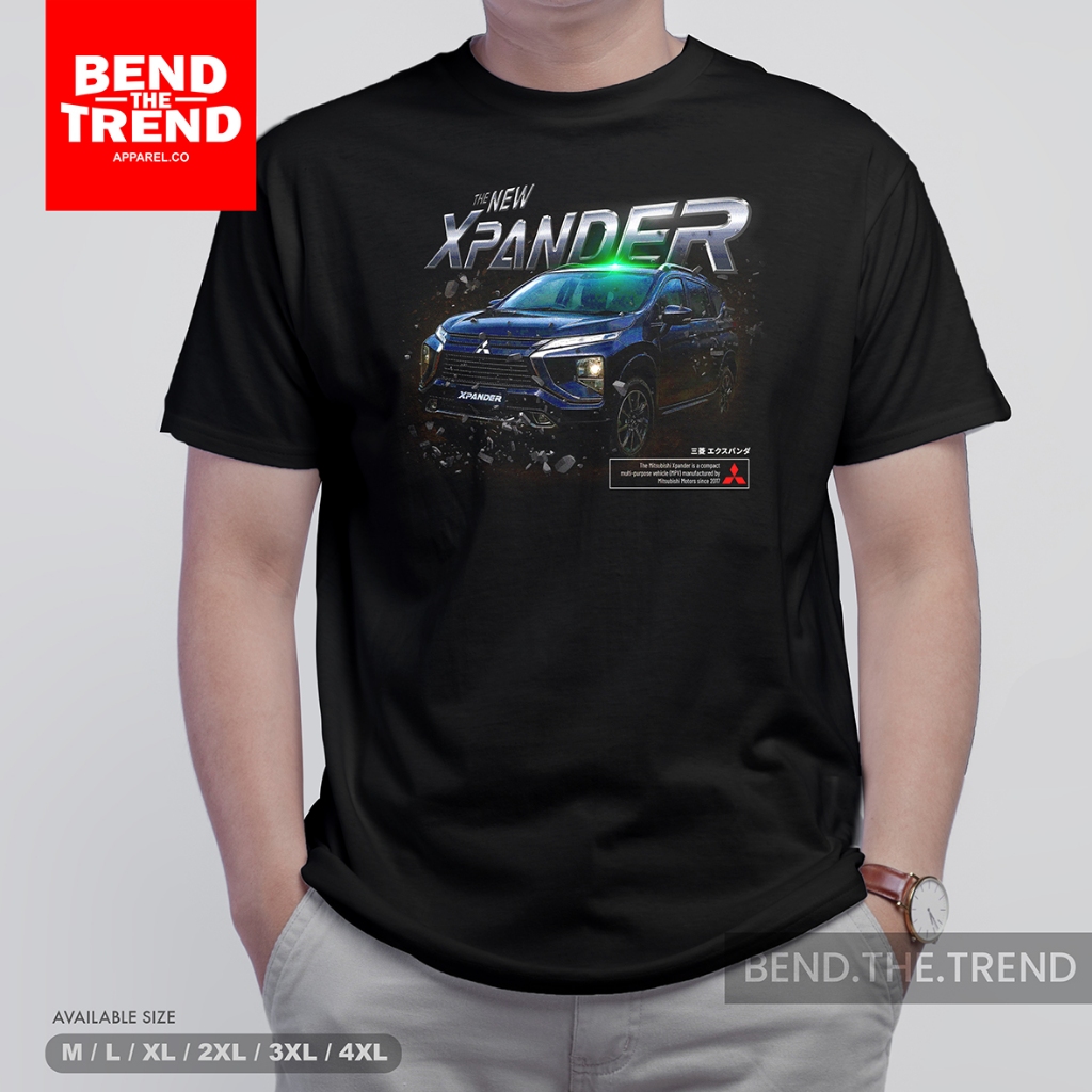 KAOS MITSUBISHI XPANDER PAJERO DESTINATOR COLT DIESEL UNISEX BASIC LIMITED EDITION Cotton combed 24s