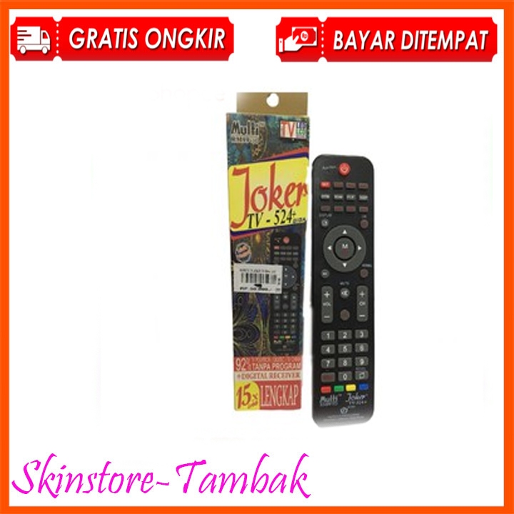 Remot joker remot multifungsi dapat digunakan pada semua tv