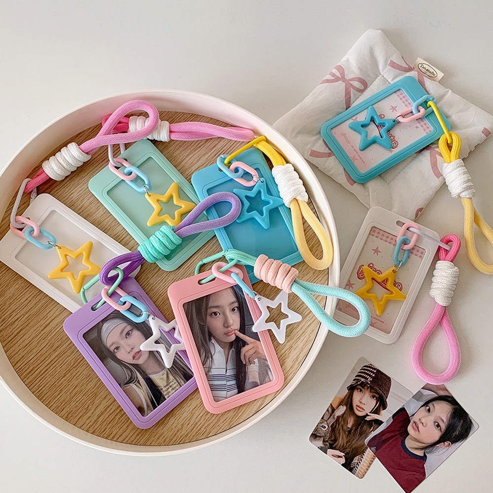 

gantungan kunci id card card holder keychain photo card holder foto card