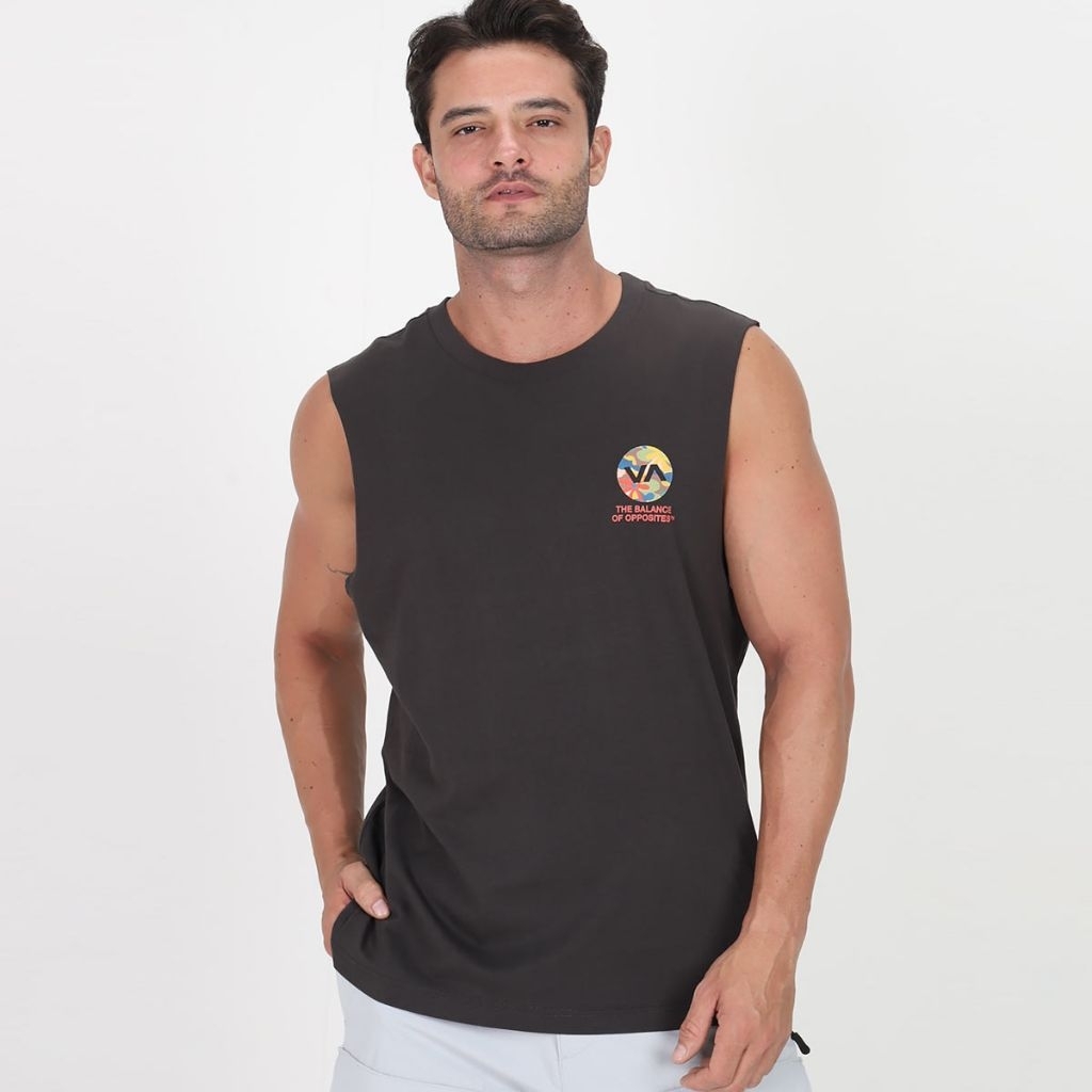 kaos singlet RVCA va all time muscle original