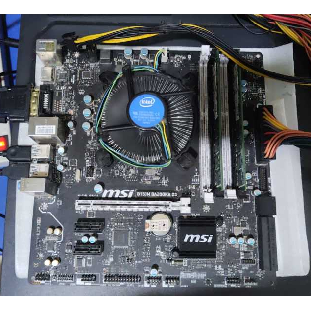 Processor Intel Core I7 6700 + MB MSI B150M Bazooka D3 + Ram 16 GB Bekas / 2nd used