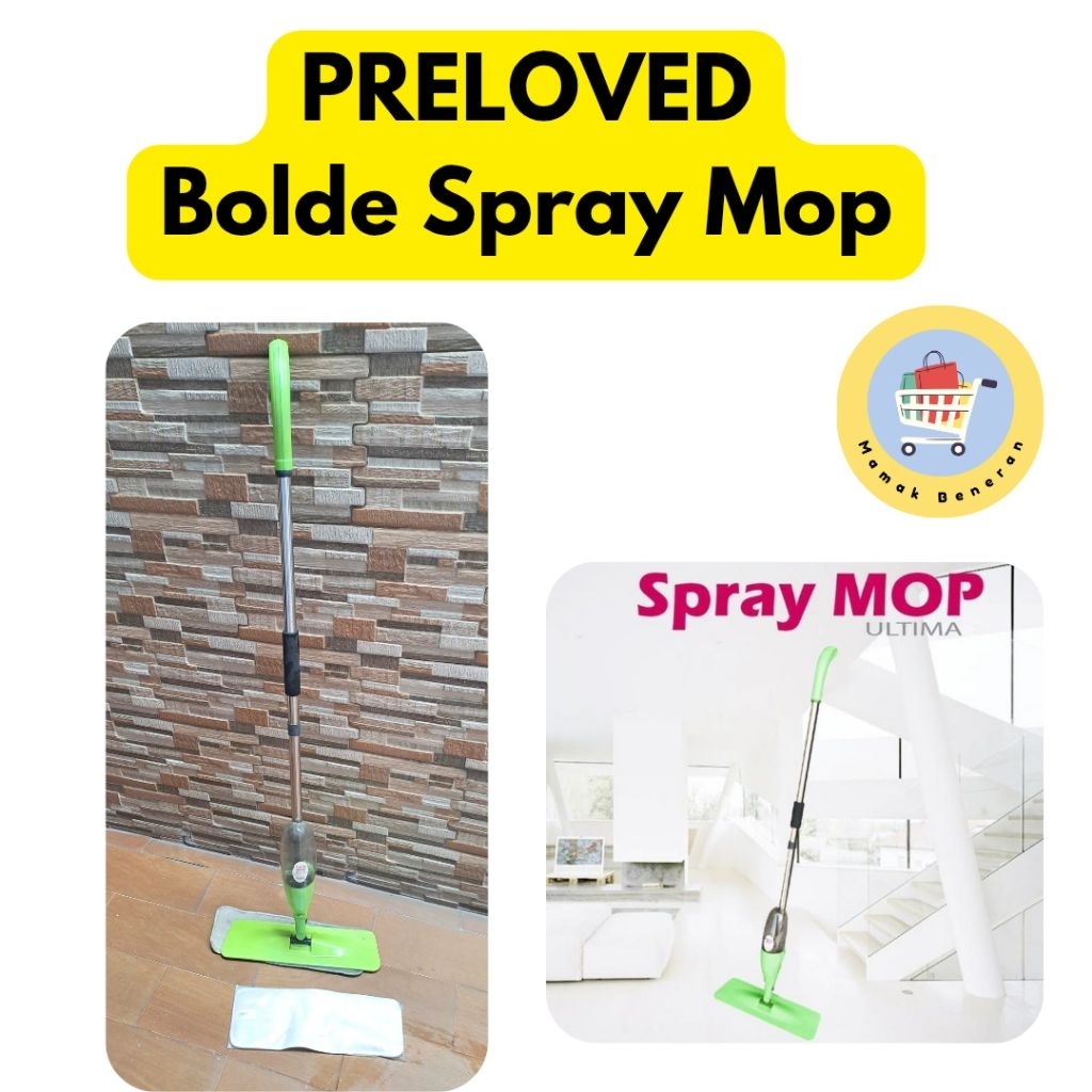 Preloved Bolde Spray Mop Kain Pel Microfiber Micro fiber