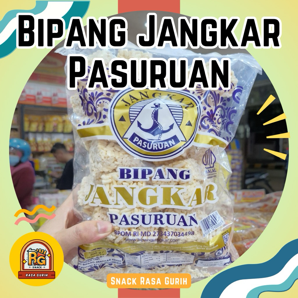 

Bipang/Puff Rice/Jipang Jangkar Pasuruan 300gr