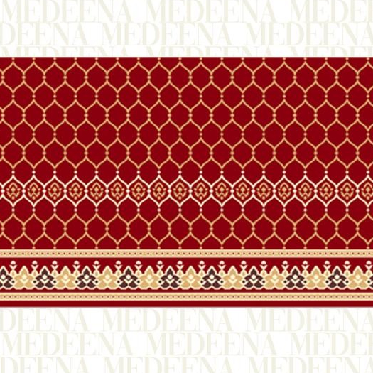 Karpet Masjid Meteran Merah / Red Medeena 526